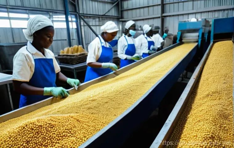 잠비아 농업 투자 - **Prompt: "A bright, optimistic depiction of modern Zambian horticulture. A young Zambian agronomist...