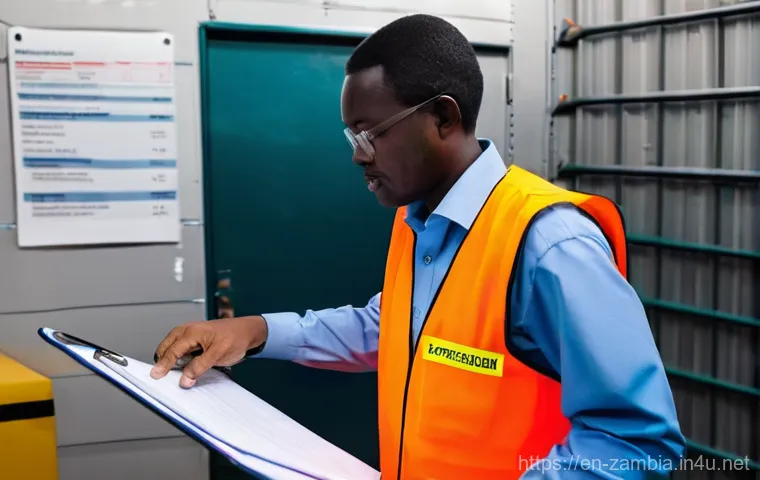 잠비아 수출입 규제 - **Prompt:** A vibrant, bustling outdoor market scene at a hypothetical pan-African trade hub, repres...