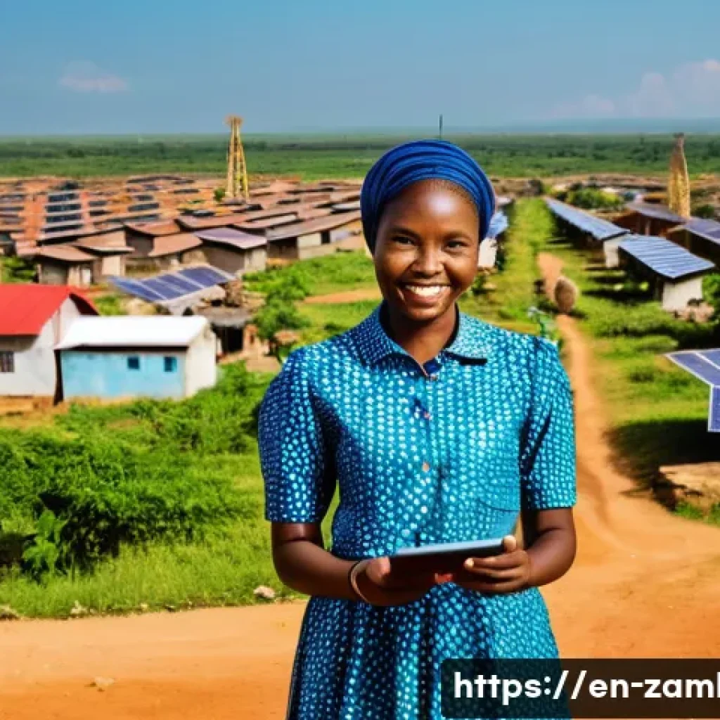 잠비아 인터넷 보급률 - **Prompt 1: The Digital Wave Embracing Zambia**
    "A vibrant, wide-angle panoramic scene depicting...